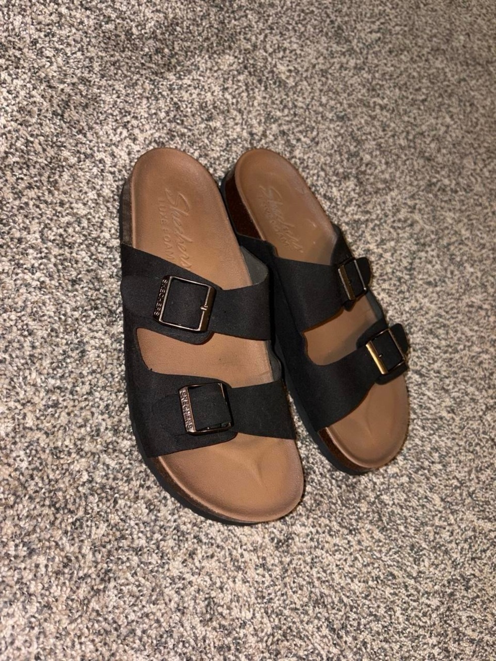 Sketchers Lux Foam Sandals size 8 NWOT
